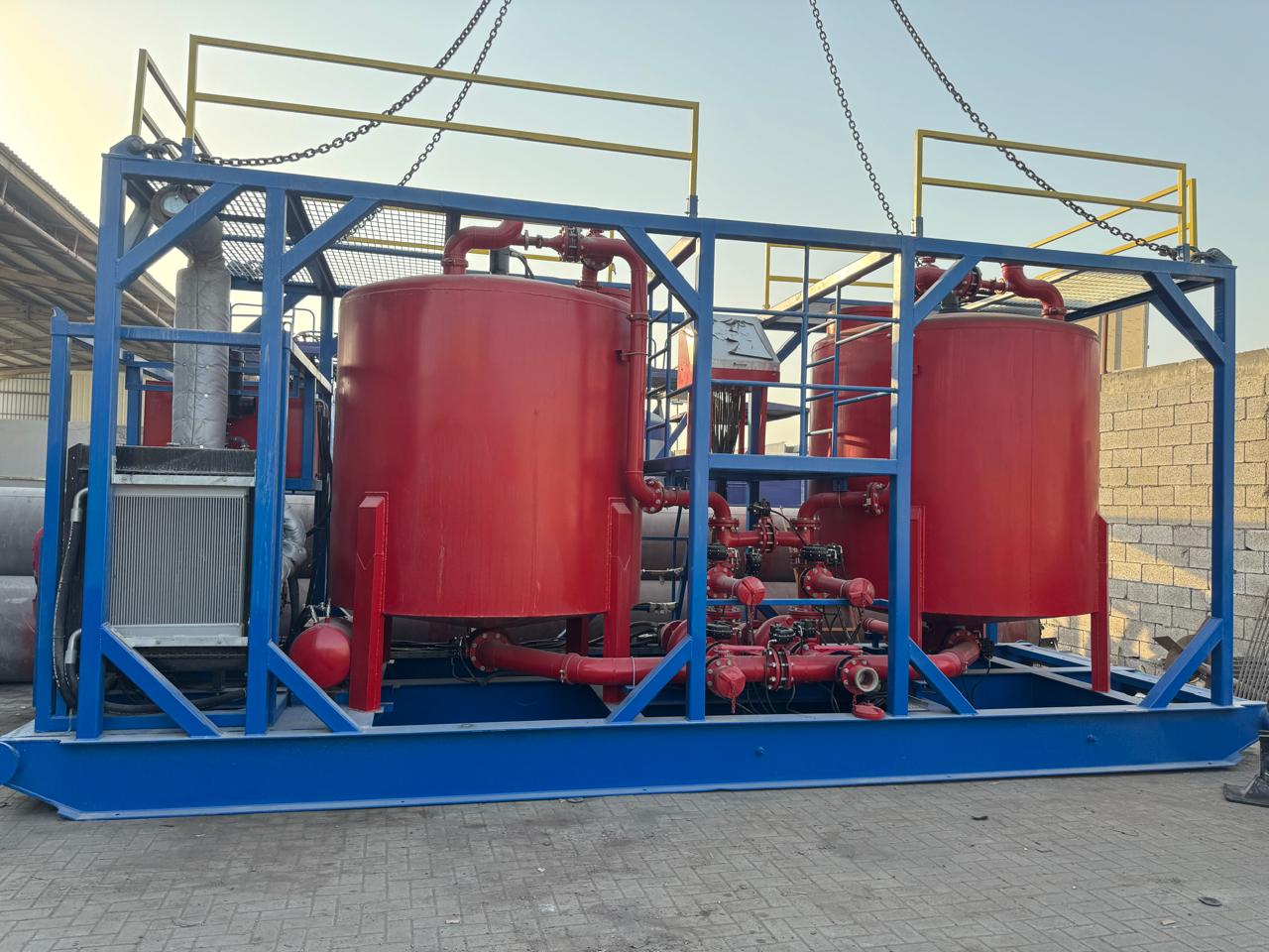 Industrial batch mixer fabrication